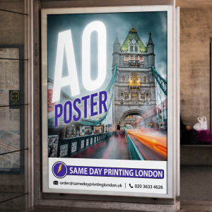 Same day A0 poster printing London