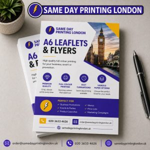 same day A6 leaflets & flyers printing London