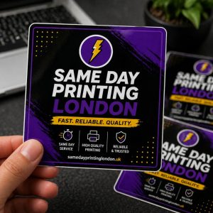 same day square vinyl sticker printing London