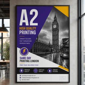 Same Day A2 poster printing London