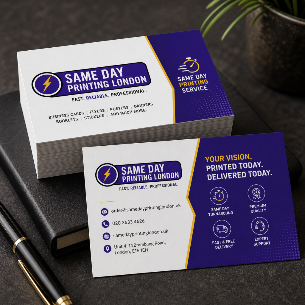 same day business card printing London